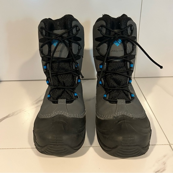 Columbia Black and Gray Waterproof Winter Boots Size 7 - Picture 1 of 5